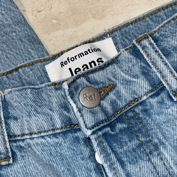 Reformation Light Blue Jeans - Picture 1 of 8